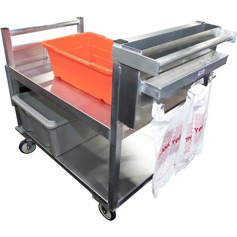 Winholt - 26" Curbside Pickup & Delivery Cart - ALMCS-36-224-RCUH-HF (Non-Cancelable Item, ETA 2-4 Weeks, SPECIAL ORDER)