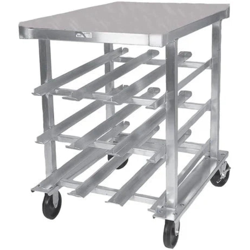 Winholt - 27.5" Aluminum Mobile Can Dispensing Rack - CR-54M (Non-Cancelable Item, ETA 2-4 Weeks, SPECIAL ORDER)