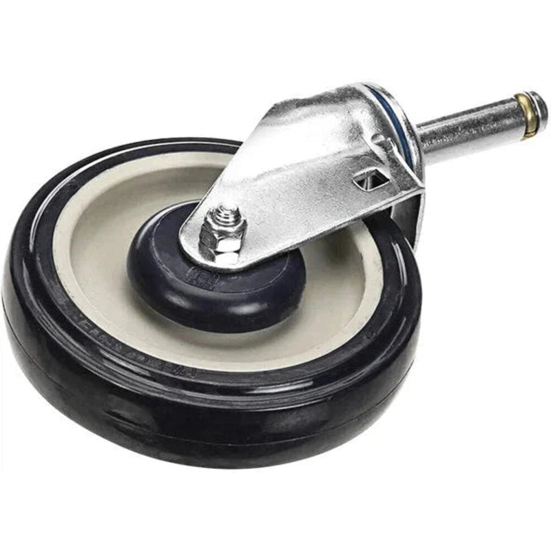 Winholt - 5" Wheel Swivel Stem Caster With Grip Ring - 757GRW (Non-Cancelable Item, ETA 2-4 Weeks, SPECIAL ORDER)
