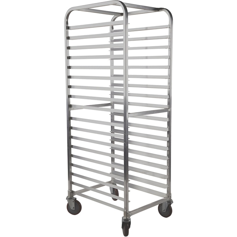 Winholt - Holds 12-18" Trays Heavy Duty, Sold Top Plate Casters Pan Rack - AL-1812BP-HD-ST (Non-Cancelable Item, ETA 2-4 Weeks, SPECIAL ORDER)