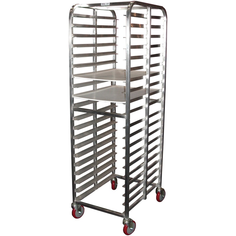 Winholt - Holds 20-18 Trays Heavy Duty, End loading HD Reinforced Sides Pan Rack With Prison Package - AL-1820B/XB-PP (Non-Cancelable Item, ETA 2-4 Weeks, SPECIAL ORDER)