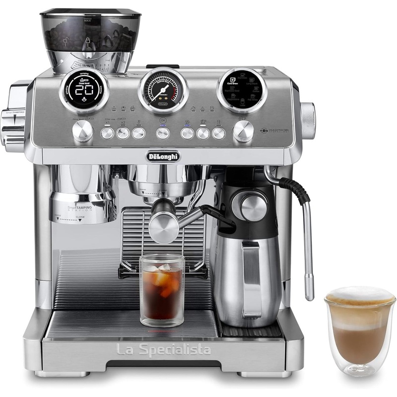DeLonghi - Specialista Maestro Espresso Pump Coffee Machine with Cold Extraction Technology - EC9885M