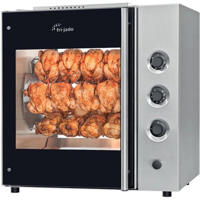 FriJado - TDR 5 MAN 33" Stainless Steel Pass-Thru Countertop Turbo Deli Rotisserie Oven - 9299016