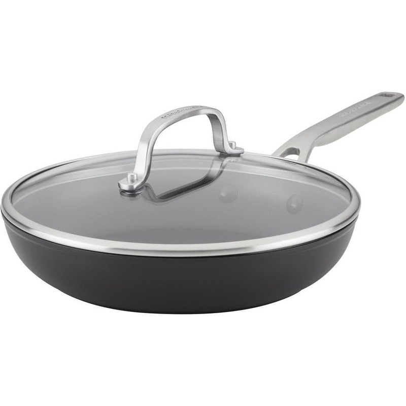 KitchenAid - 10" Hard Anodized Induction Nonstick Frying Pan with Lid 25cm - 80122-TF05