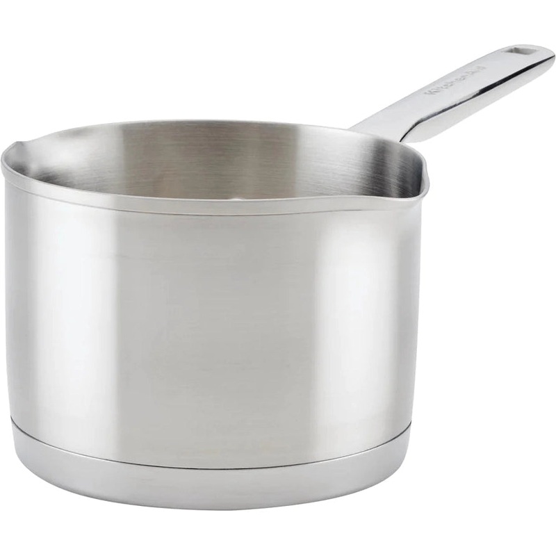 KitchenAid - 3-Ply Base, 1.5 QT Stainless steel Saucepan - 71026
