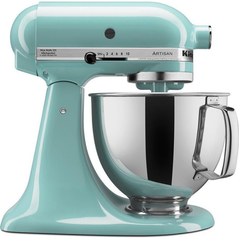KitchenAid - 5 QT Artisan Aqua Sky Tilt-Head Stand Mixer  - KSM150PSAQ