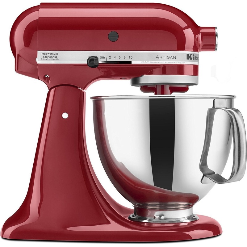 KitchenAid - 5 QT Artisan Empire Red Tilt-Head Stand Mixer  - KSM150PSER