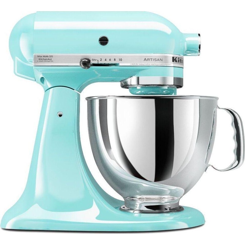 KitchenAid - 5 QT Artisan Ice Blue Tilt-Head Stand Mixer  - KSM150PSIC