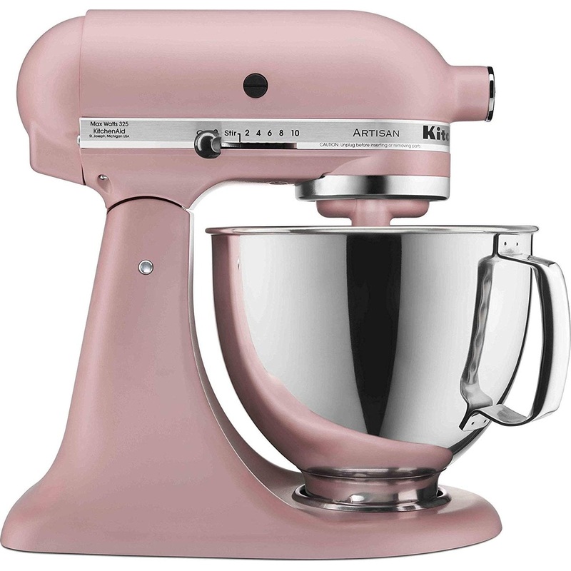 KitchenAid - 5 QT Artisan Matte Dried Rose Tilt-Head Stand Mixer  - KSM150PSDR