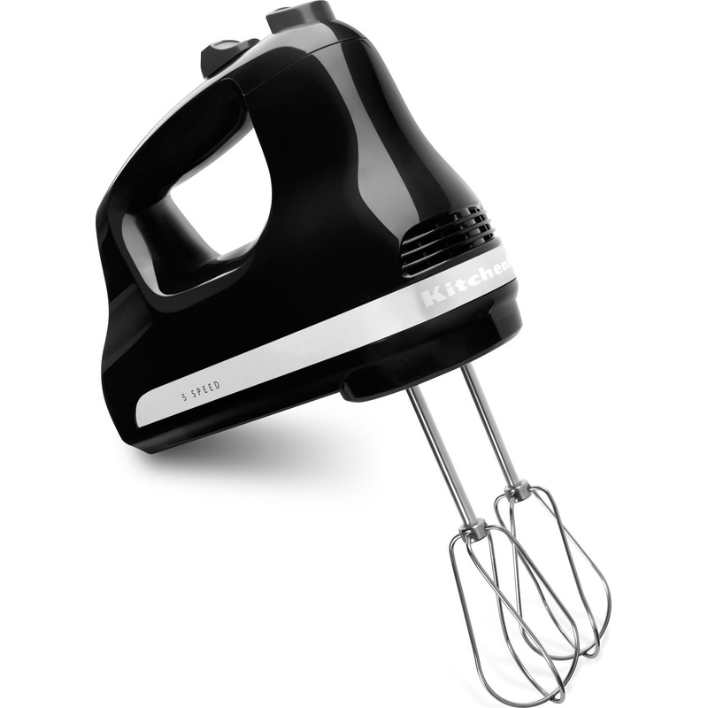KitchenAid - 5-Speed Onyx Black Ultra Power Hand Mixer - KHM512OB