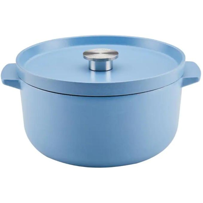 KitchenAid - 6 QT Blue Enameled Cast Iron Dutch Oven with Lid - 48531