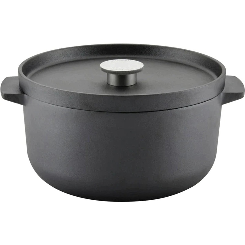 KitchenAid - 6 QT Seasoned Cast Iron Dutch Oven/Casserole - 48396