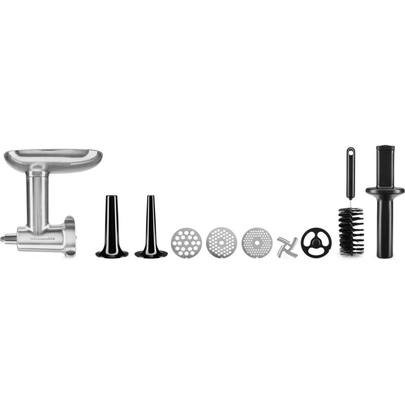 KitchenAid - Metal Food Grinder Attachment - KSMMGA