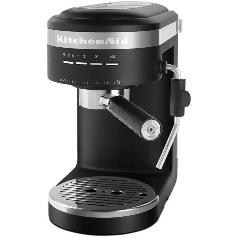 KitchenAid - Semi-Automatic Espresso Machine Black Matte - KES6403BM