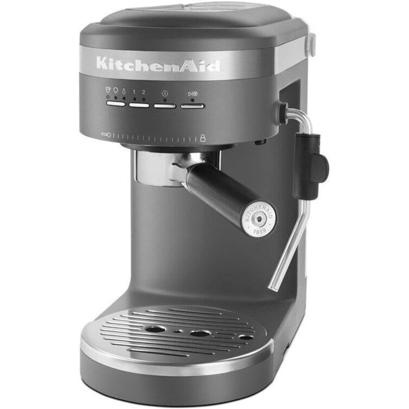 KitchenAid - Semi-Automatic Espresso Machine Charcoal Grey - KES6403DG