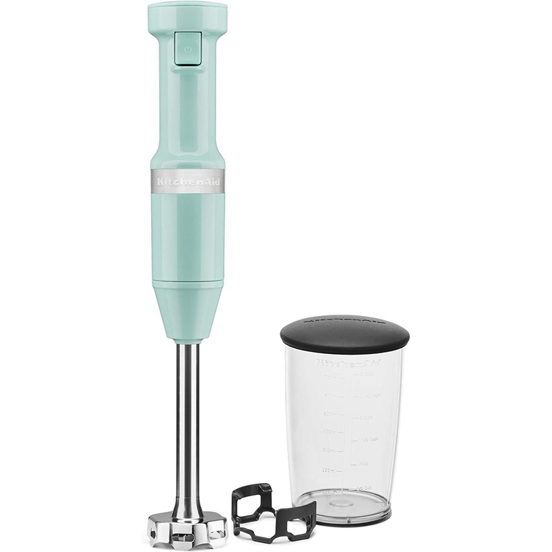 KitchenAid - Variable Speed Corded Hand Blender Ice Blue - KHBV53IC