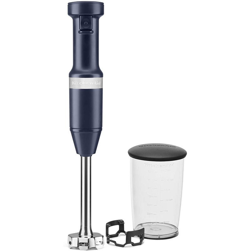 KitchenAid - Variable Speed Corded Hand Blender Ink Blue - KHBV53IB