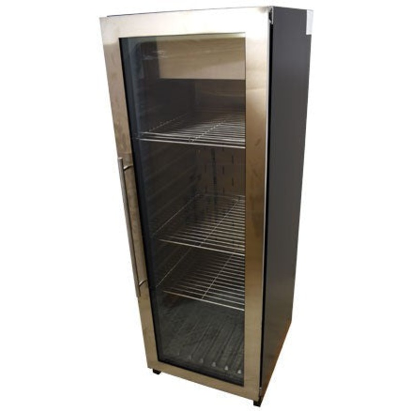 Aurora - 12.47 Cu. Ft. Stainless Steel Dry Aging Cabinet with UV-C Disinfection and Humidification Systems - 47101
