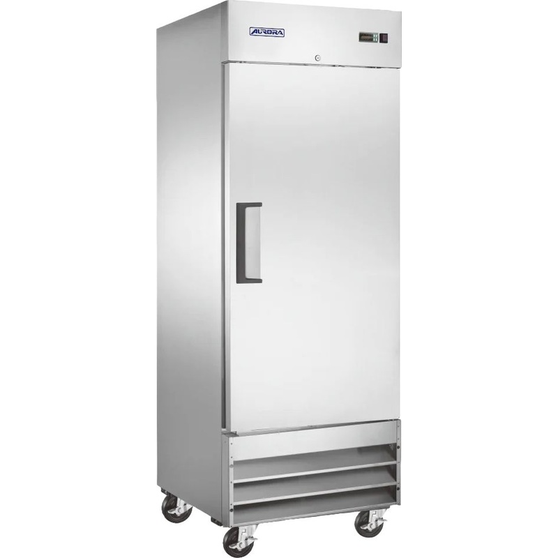 Aurora - 29 Stainless Steel Reach-In Single Door Refrigerator with 20.5 Cu. Ft. Capacity - 59024