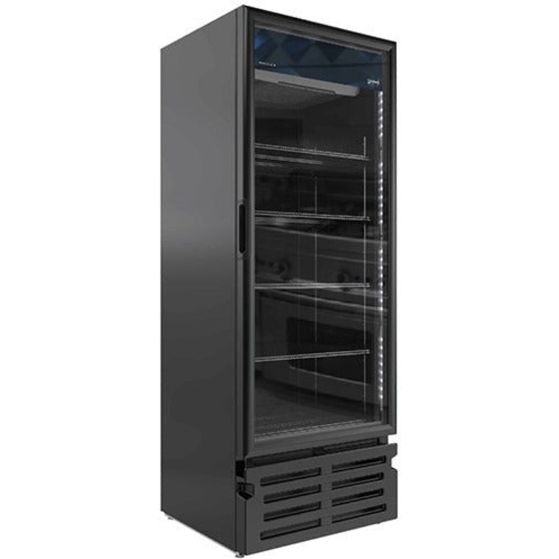 Imbera - 30 Swing Glass Door Refrigerator with 19.2 cu.ft. Capacity, All Black - 45445