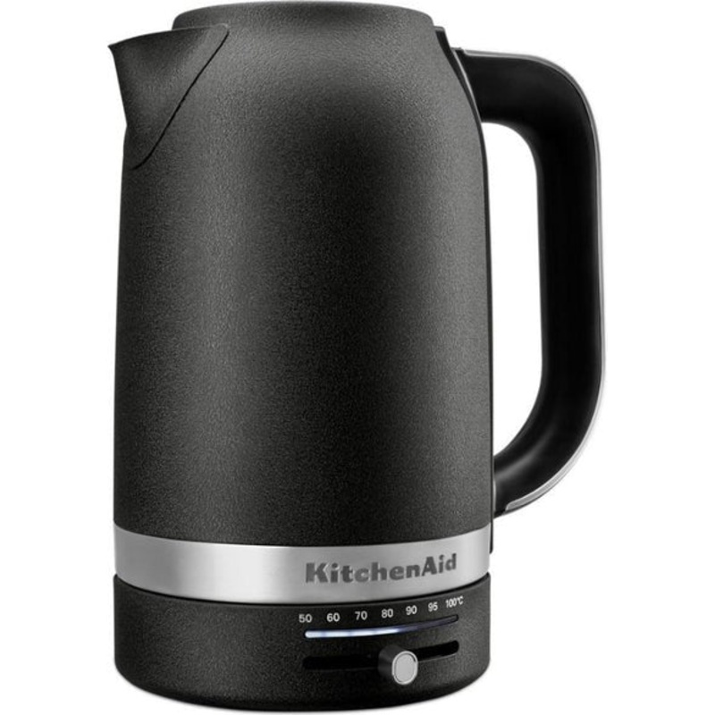 KitchenAid - 1.7 L Cast Iron Black Electric Kettle - KEK1701BK