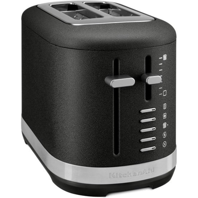 KitchenAid - 2 Slice Cast Iron Black Toaster - KMT2109BK