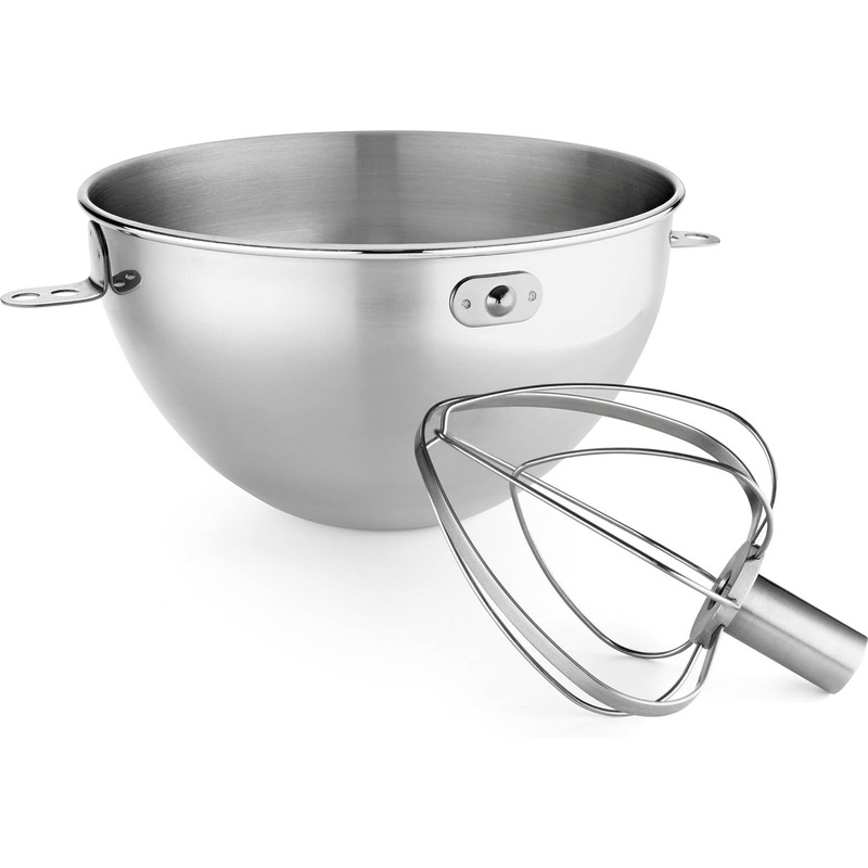 KitchenAid - 3 QT Stainless Steel Bowl & Combi-Whip - KN3CW