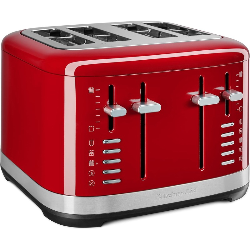KitchenAid - 4 Slice Empire Red Toaster - KMT4109ER