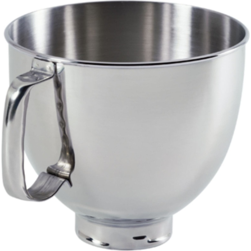 KitchenAid - 5 QT Tilt-Head Polished Stainless Steel Bowl with Comfortable Handle - K5THSBP