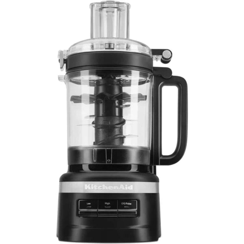 KitchenAid - 9 Cup Black Matte Food Processor - KFP0921BM