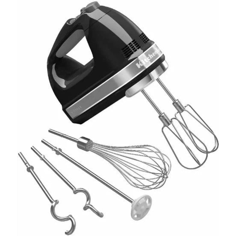 KitchenAid - 9-Speed Onyx Black Hand Mixer - KHM926OB