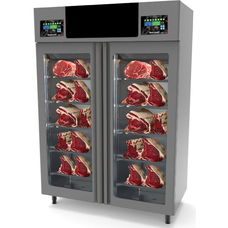 Maturmeat - 100+100 kg Aging Cabinet with ClimaTouch & Fumotic - 45176