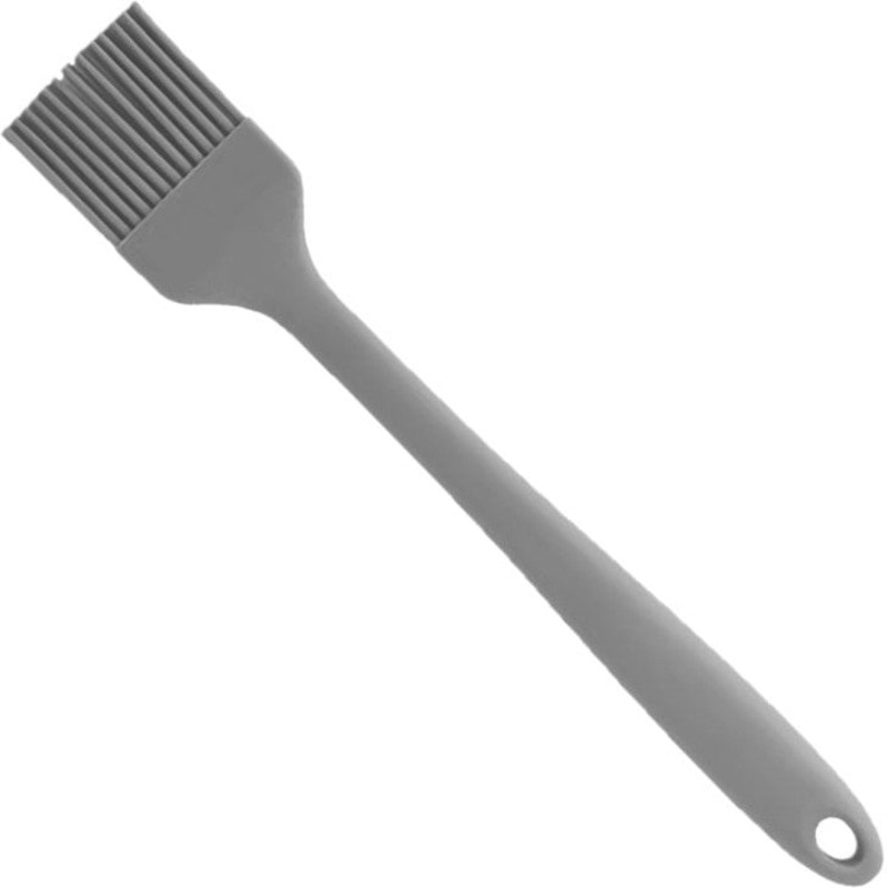 Omcan - 10 x 1.75 Grey BPA Free Silicone Pastry Basting Brush, Pack of 35 - 81145