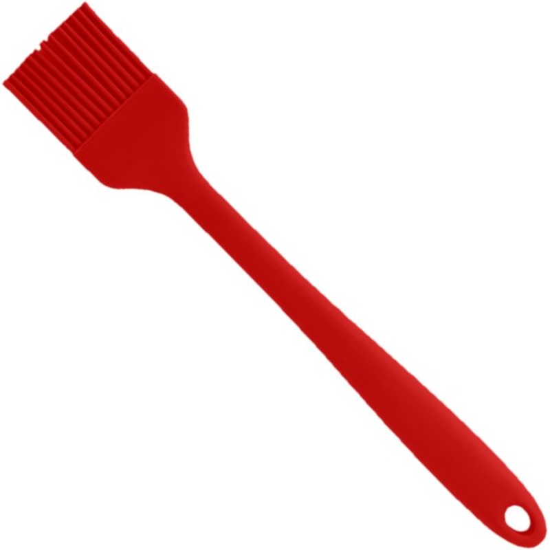 Omcan - 10 x 1.75 Red BPA Free Silicone Pastry Basting Brush, Pack of 35 - 81143