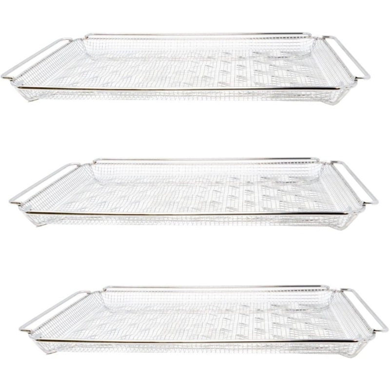 Omcan - 12 x 20 Combifry French Fry Tray, Pack of 3 - 80631