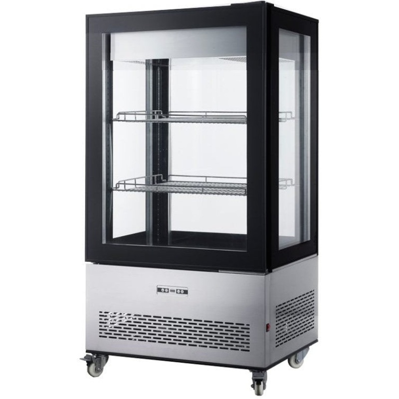 Omcan  - 33" Refrigerated Display Case with 350 L Capacity - 44472