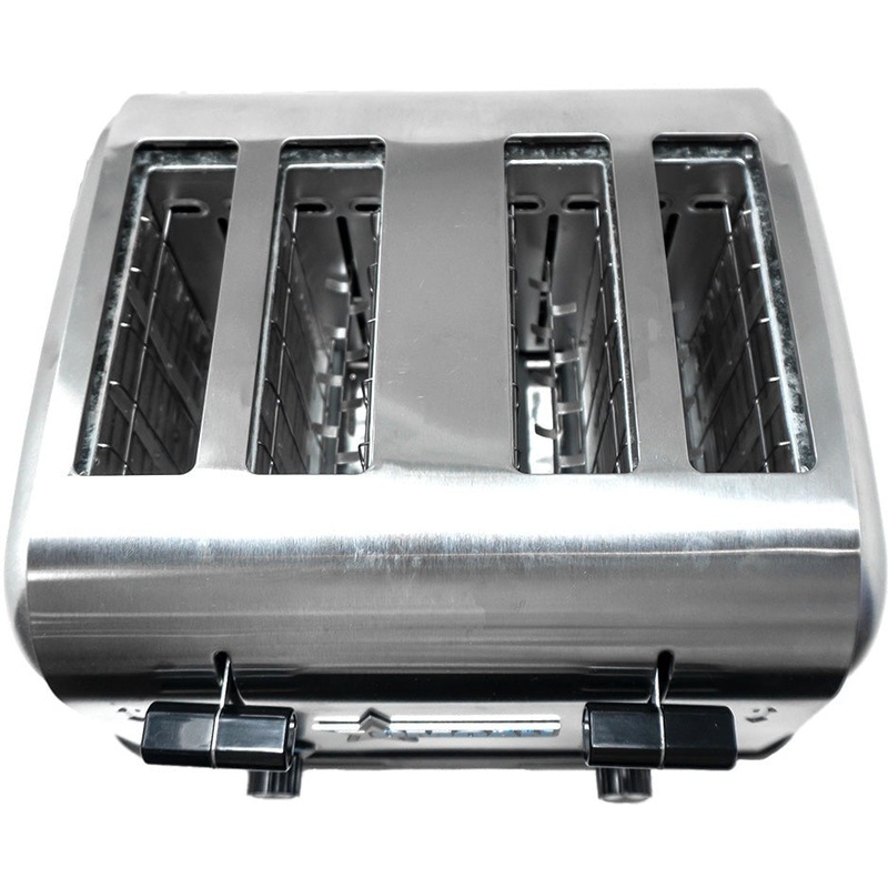Omcan - 4-Slot Stainless Steel Commercial Standard Duty Pop Up Toaster - 44517