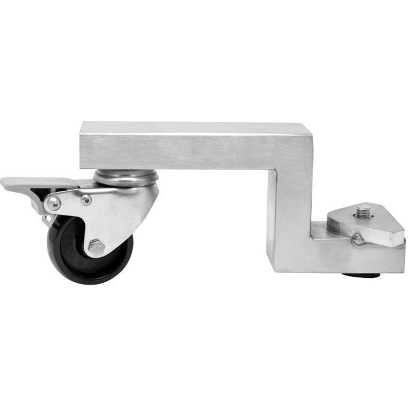 Omcan  - 95 lb Black 2 Pcs Stainless Steel Swivel Caster with Brake For 45951, 46102, 46103 - 69578