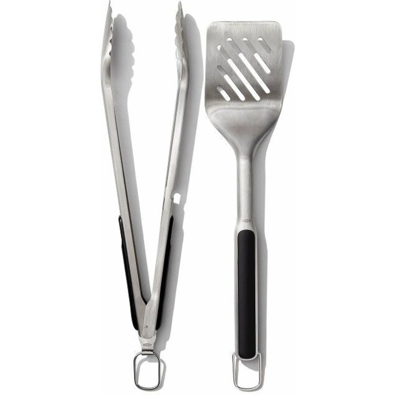OXO - 1.6" x 7" x 18.55" Good Grips Grilling Turner and Tongs Set - 11320200