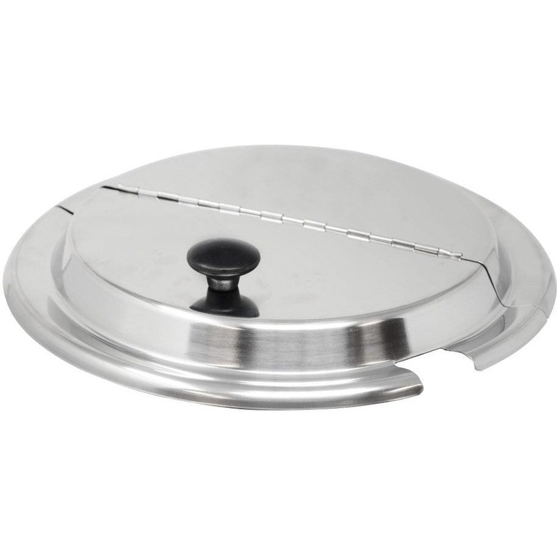 Omcan  - Hinged Cover for 7 QT Steam Table Inset, Pack of 20 - 44676