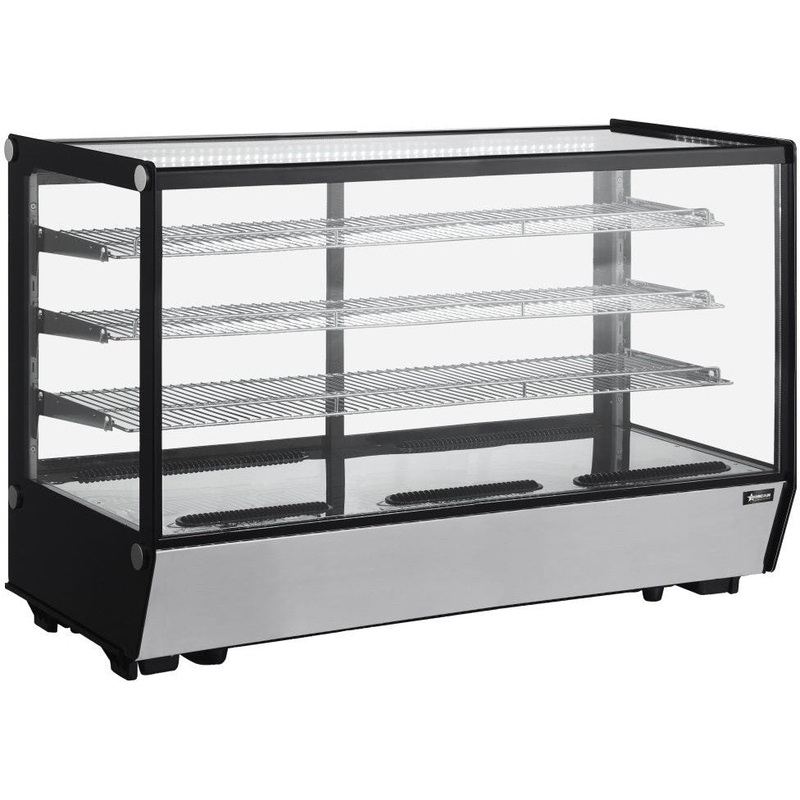 Omcan - 60 Countertop Square Glass Refrigerated Display with 277 Liters Capacity - RS-CN-0277S-5