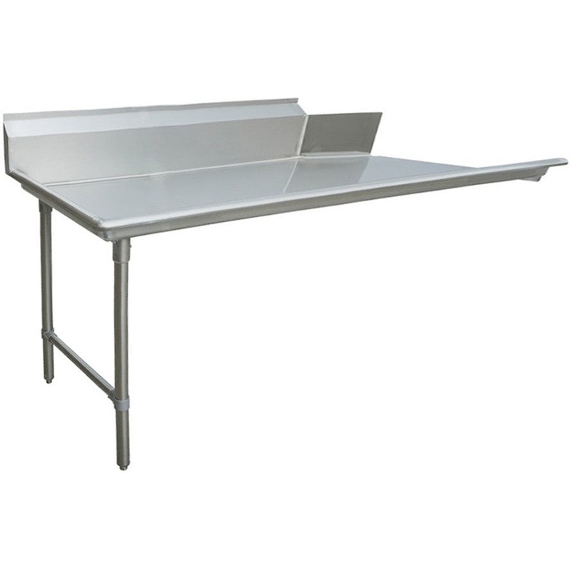 Omcan - 72 Left Side Stainless Steel Clean Dish Table - 47746