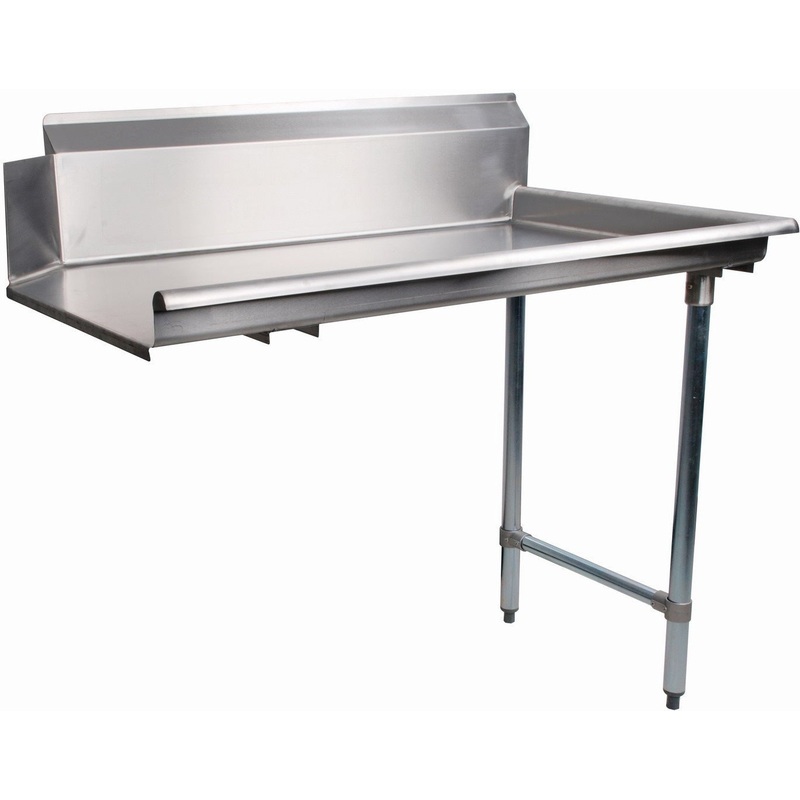 Omcan - 72 Right Side Stainless Steel Clean Dish Table - 47745