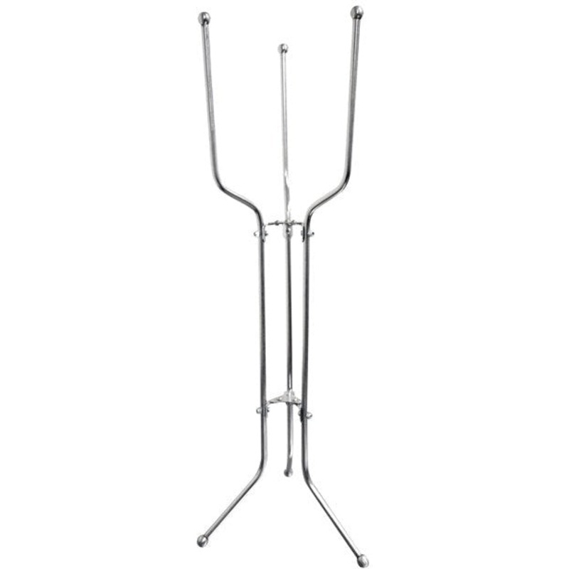 Omcan - Chrome-coated Wine Bucket Folding Stand for 8 QT Wine Buckets, Pack of 5 - 80838