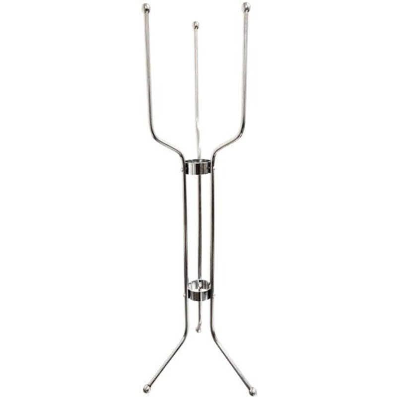 Omcan - Chrome-coated Wine Bucket Stand for 8 QT Wine Buckets, Pack of 5 - 80837