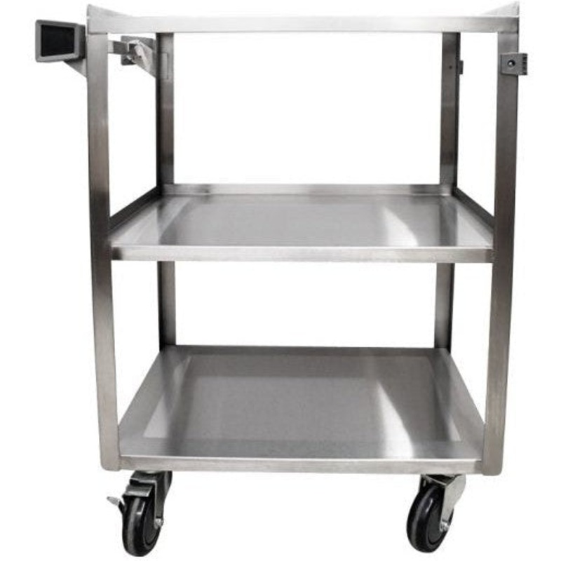 Omcan - 27.5 Stainless Steel Welded Utility Cart - 44697