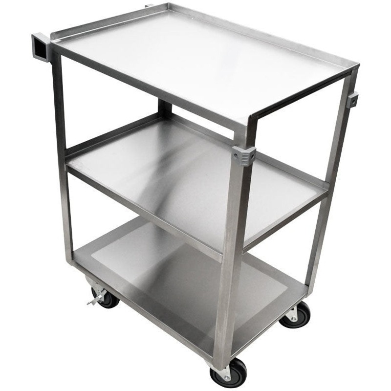 Omcan - 30.5 Stainless Steel Welded Utility Cart - 44698
