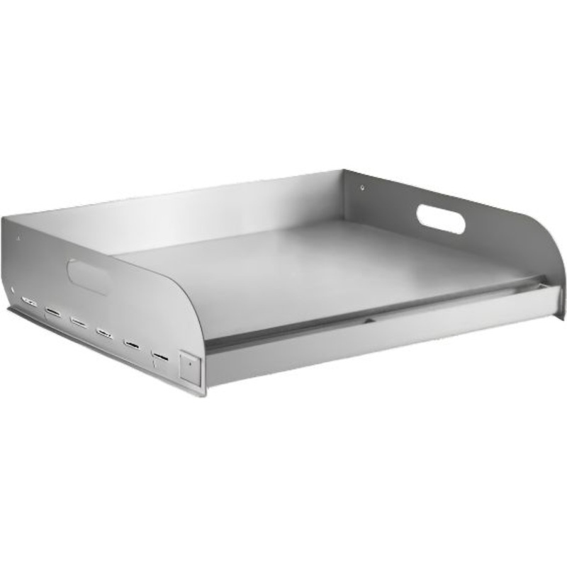 Omcan - 30 Stainless Steel Griddle Plate Top for Outdoor BBQ Grill #47352 and #47353 - 47843