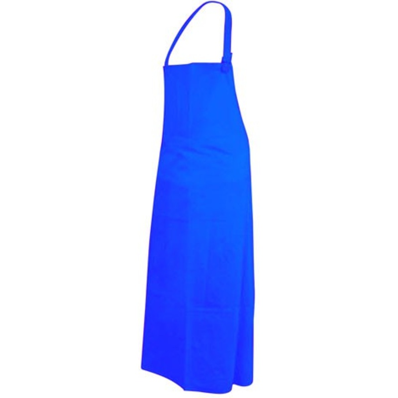 Omcan - 35" x 45" Blue Pvc Apron, Pack of 8 - 45604
