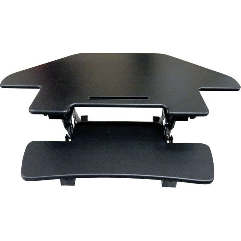 Omcan - 43.3 x 23.6 Height-Adjustable Standing Corner Desktop Desk - 44561